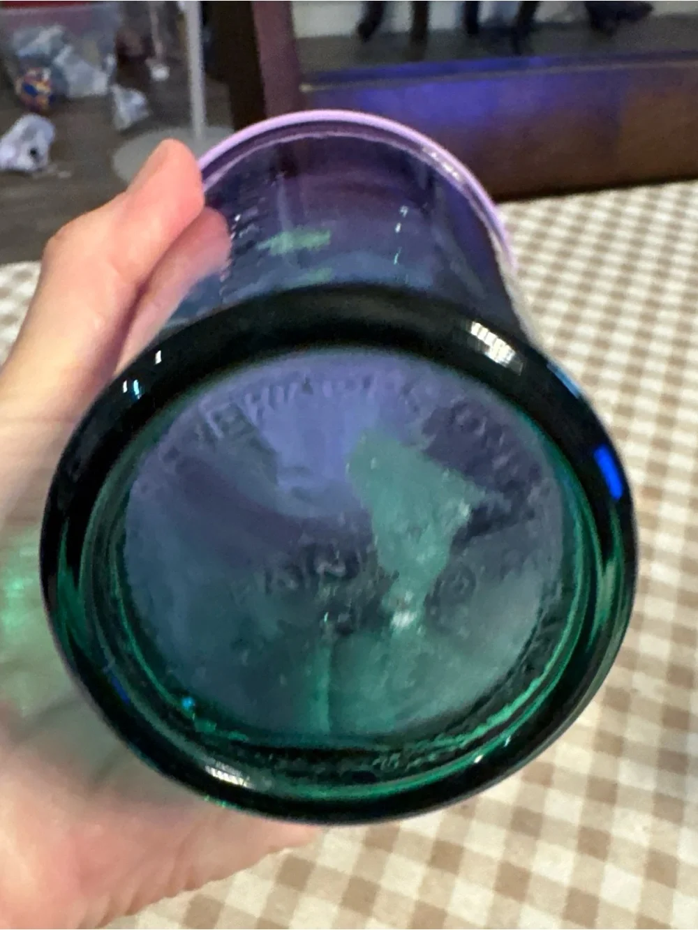 Starbucks Purple and Green Ombre Tumbler with Lavender Lid